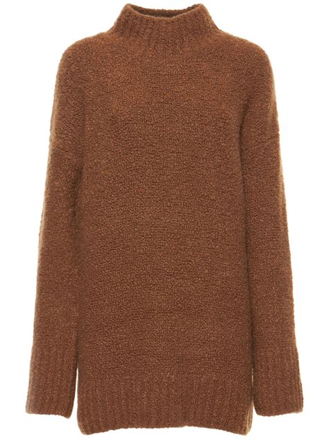 wool boucle sweater